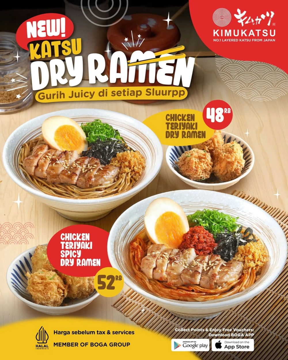 Promo Katsu Dry Ramen [instagram.com/kimukatsuid]